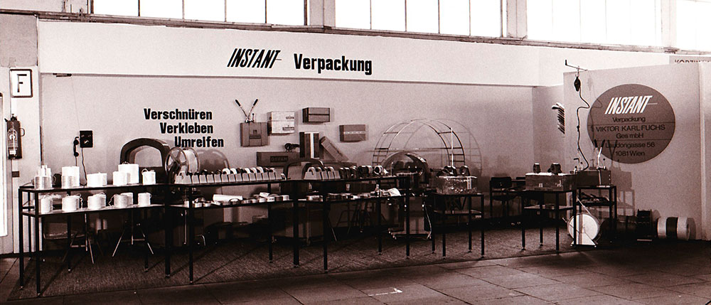 Bilddokument aus den 1969er Jahren - Verpackungslinie der Fa. Instant-Verpackung
